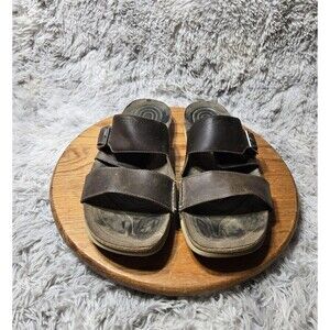 Merrell Mens Size 14M Performance Footwear Leather Sandal Double Strap 2098119
